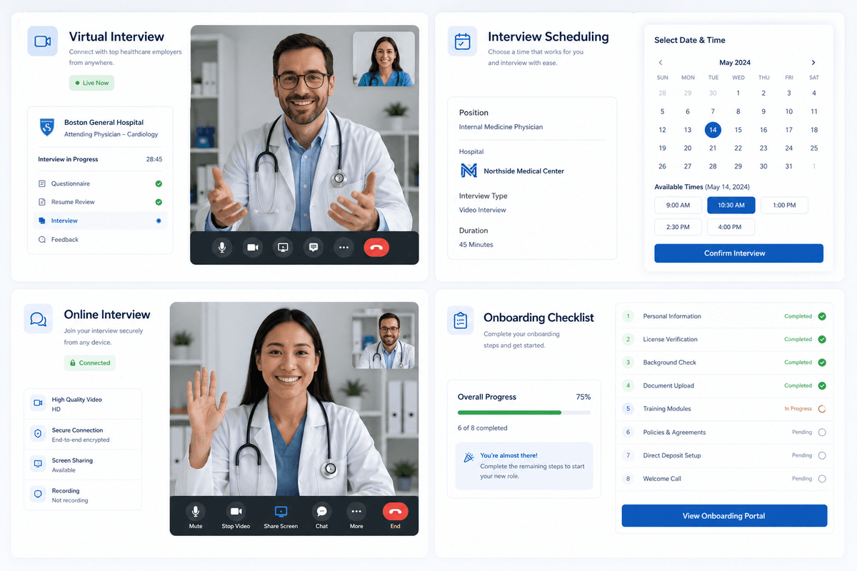 Interview Screen Mockup
